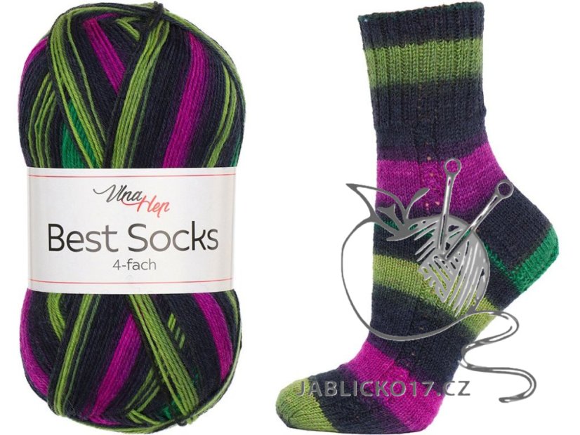 Best socks 4-fach Vlna-Hep