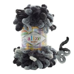 Puffy color pletení bez jehlic/háčku