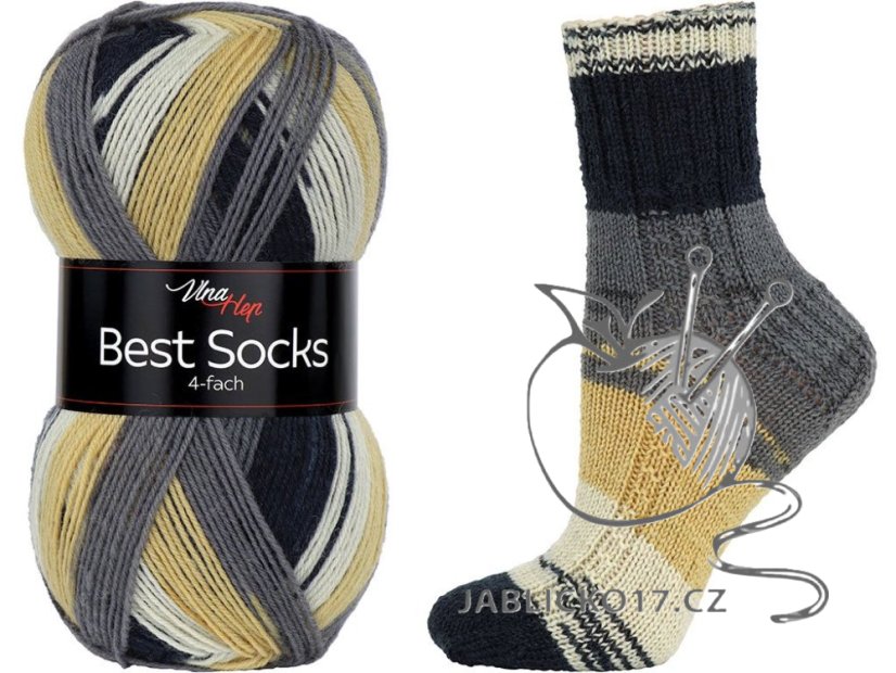 Best socks 4-fach Vlna-Hep