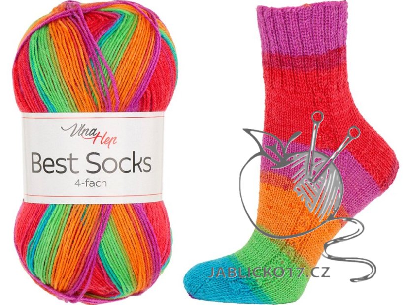 Best socks 4-fach Vlna-Hep
