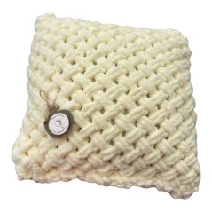 Polštářky 40x40 cm ručně pletené