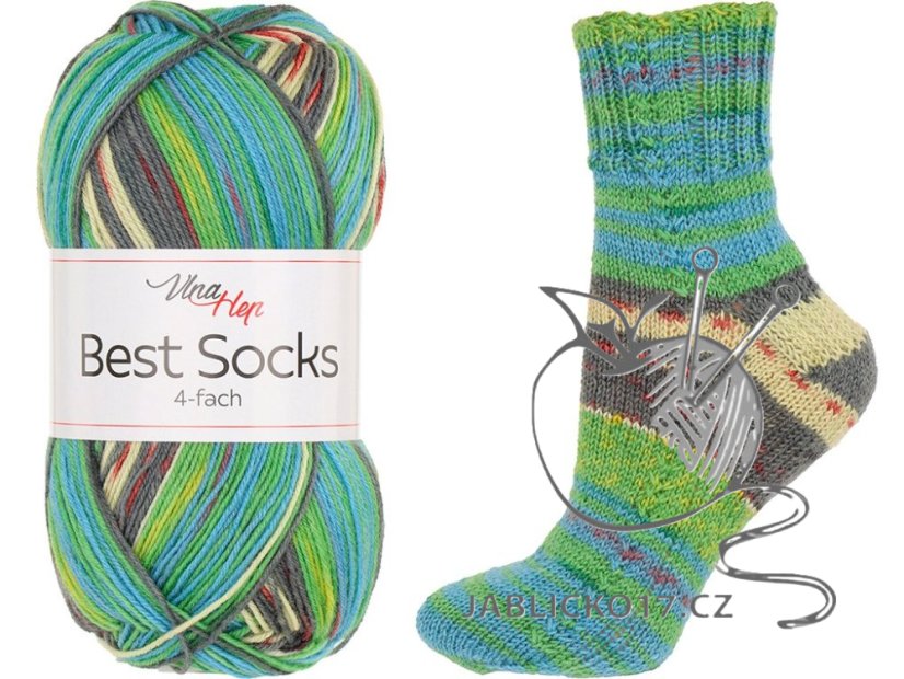 Best socks 4-fach Vlna-Hep