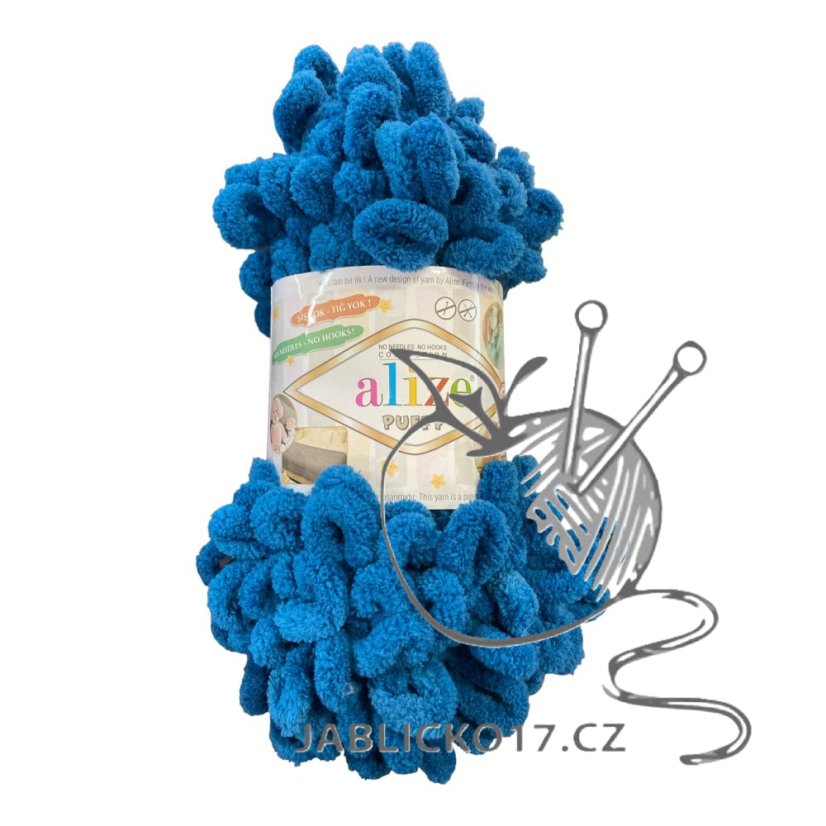 Puffy pletení bez jehlic/háčku