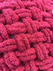 Deka ručně pletená na jednolůžko