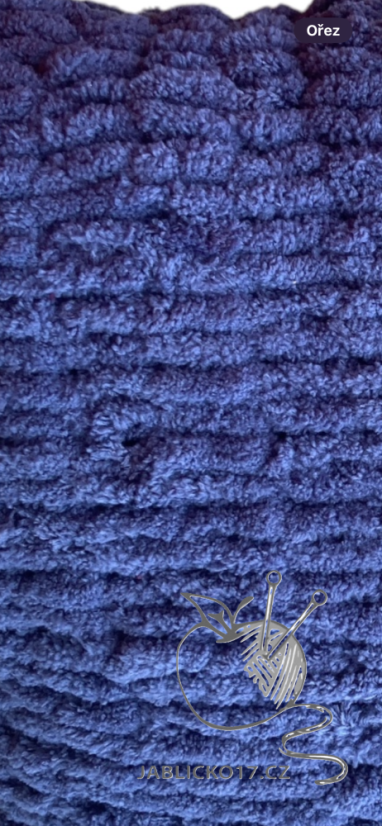 Deka ručně pletená na jednolůžko