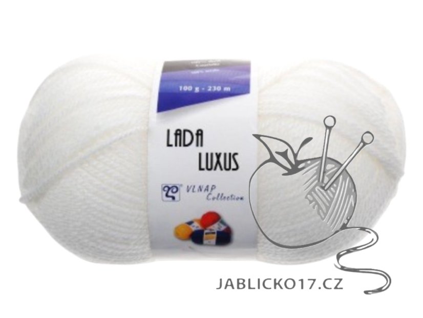 Lada luxus brilantní bílá