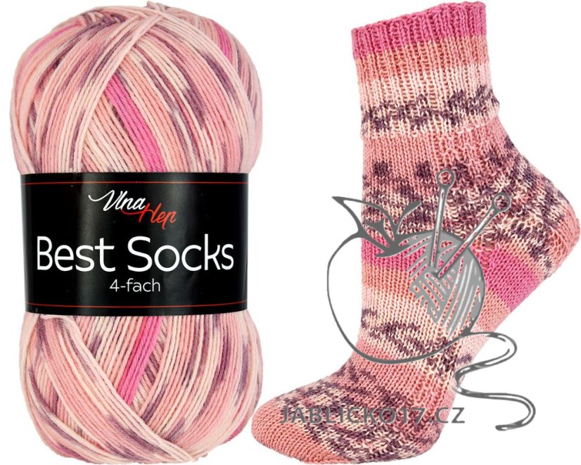 Best socks 4-fach Vlna-Hep