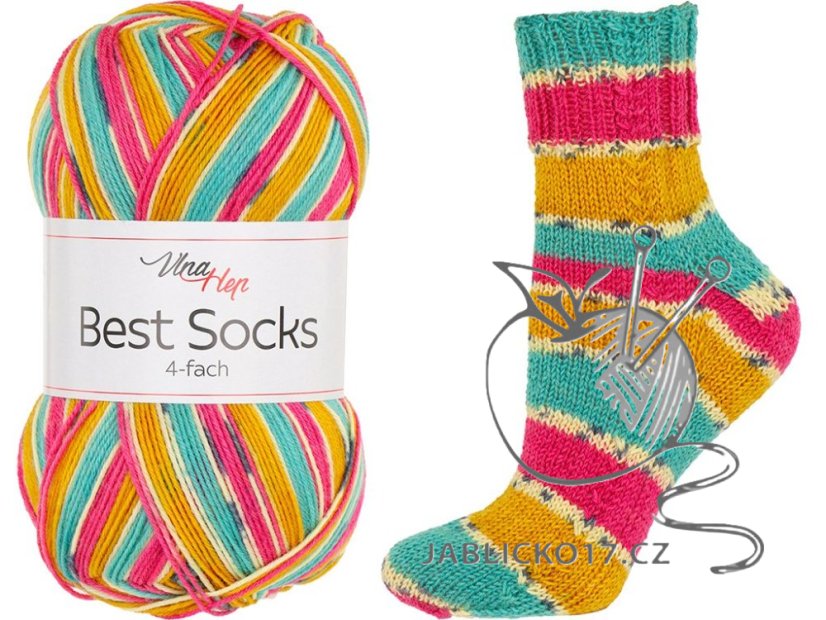 Best socks 4-fach Vlna-Hep