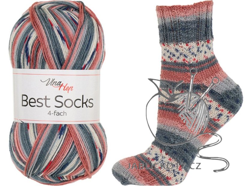 Best socks 4-fach Vlna-Hep