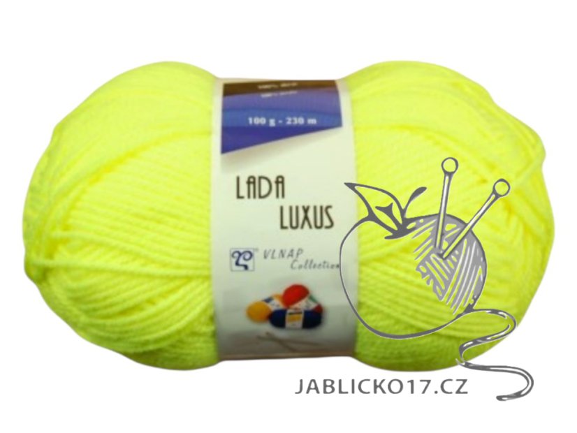 Lada luxus žlutý neon