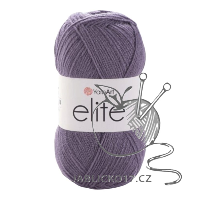 Elite - YarnArt fialová temná 852