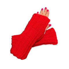 Návleky na ruce ručně pletené