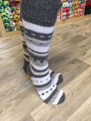 Ručně pletené podkolenky na míru