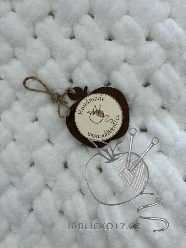 Deka ručně pletená cca 55x89 cm