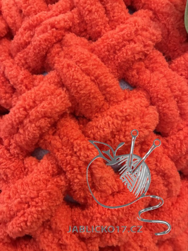 Deka ručně pletená na jednolůžko