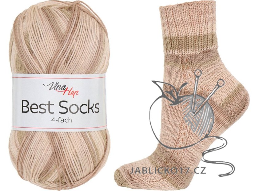 Best socks 4-fach Vlna-Hep