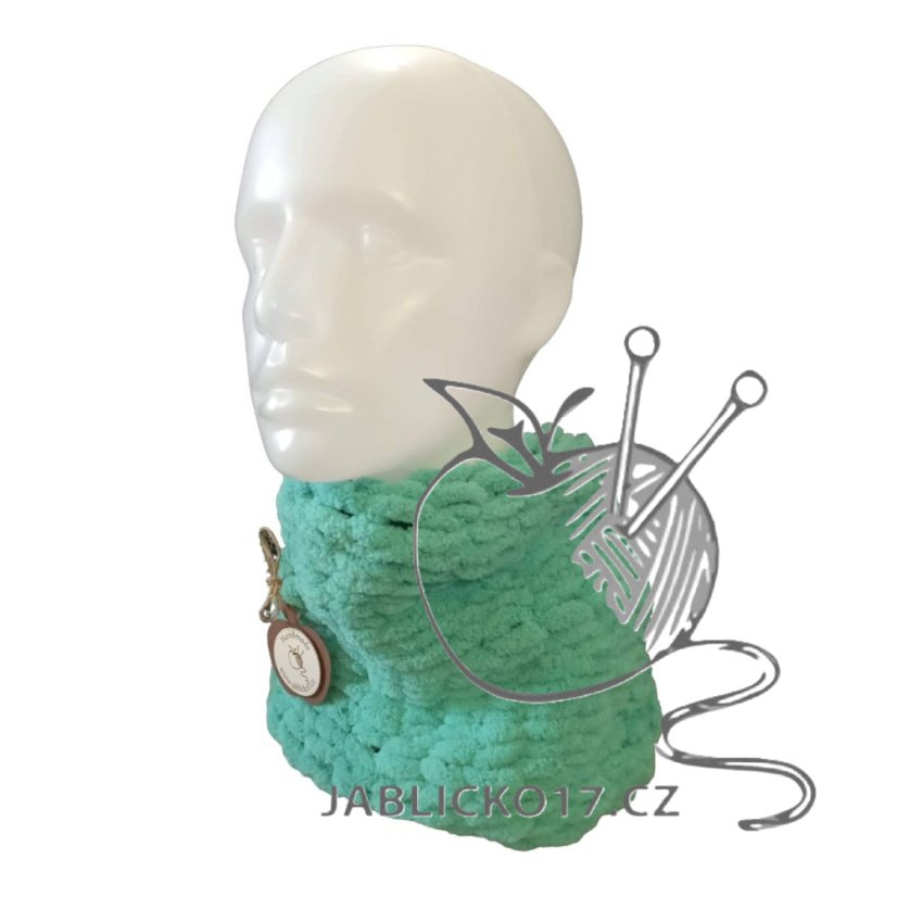 Nákrčník ručně pletený