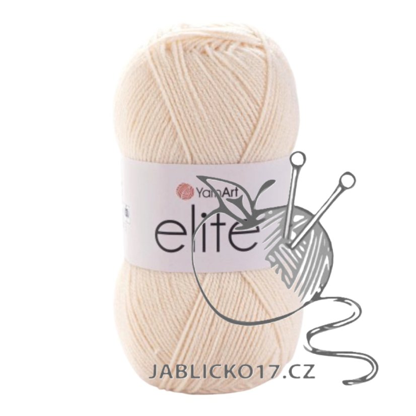 Elite - YarnArt smetanová 854 Elite - YarnArt smetanová 854