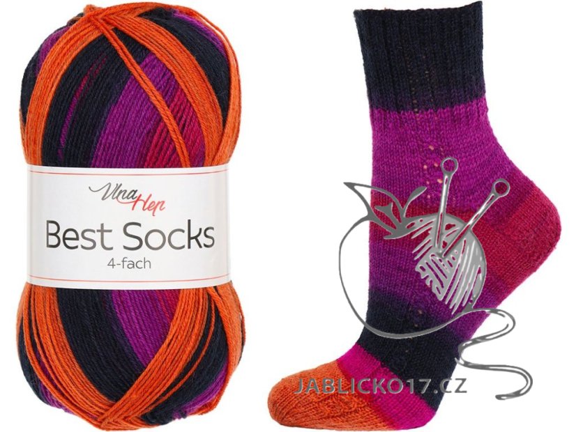 Best socks 4-fach Vlna-Hep