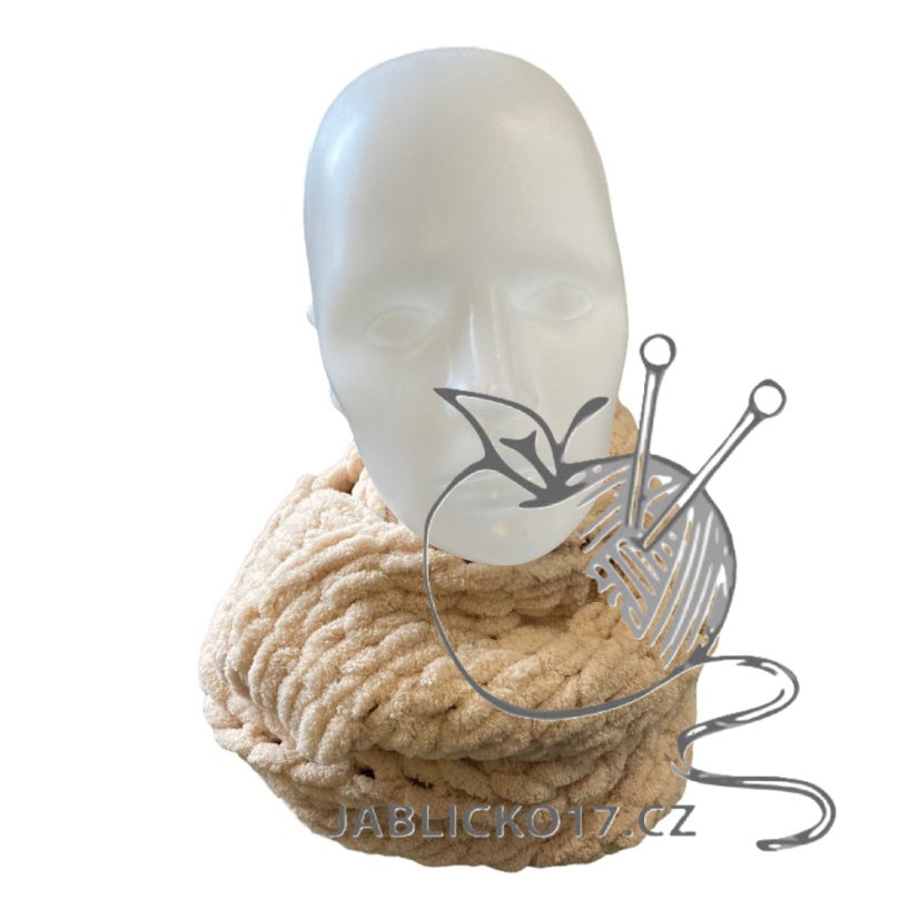 Nákrčník ručně pletený omotání na 2x