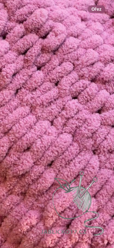 Deka ručně pletená na jednolůžko