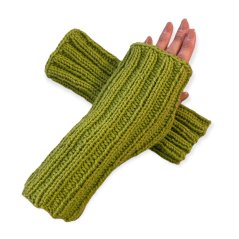 Návleky na ruce ručně pletené