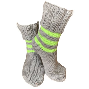 Ručně pletené ponožky relaxační - Velikost - Velikost 11-12, 31 cm, EU 46-47