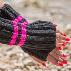 Návleky na ruce ručně pletené