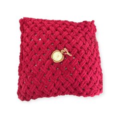 Polštářky 40x40 cm ručně pletené