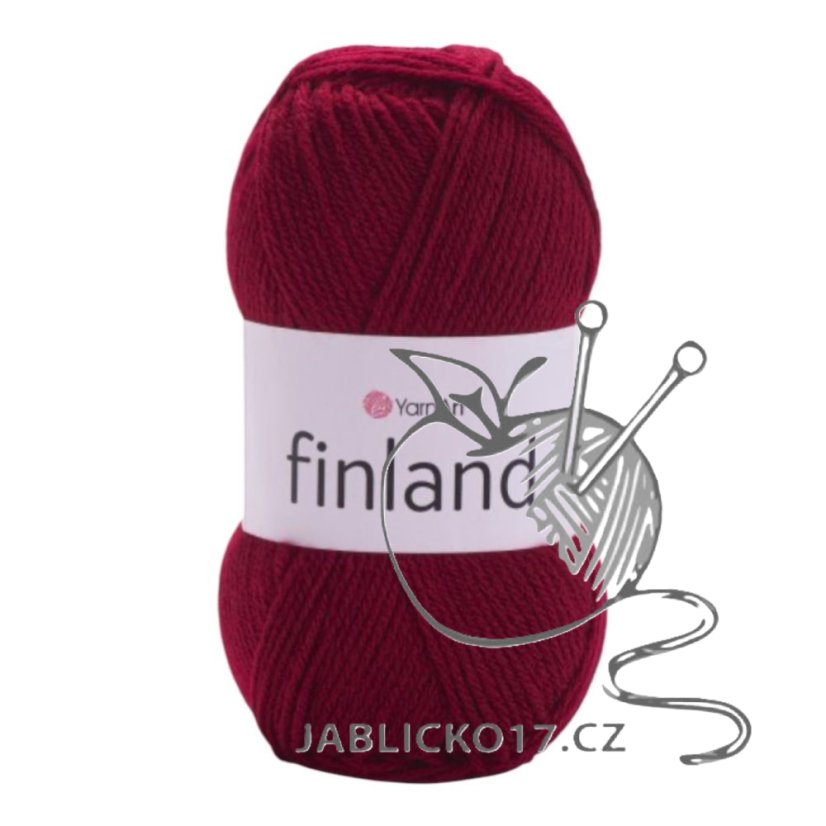 Finland tmavě červená