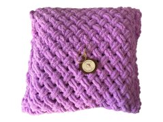 Polštářky 40x40 cm ručně pletené