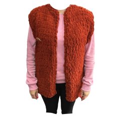 Ručně pletená vesta