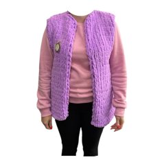 Ručně pletená vesta