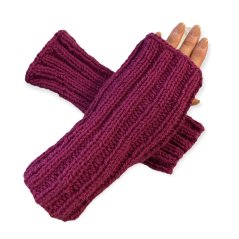 Návleky na ruce ručně pletené