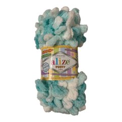 Puffy color pletení bez jehlic/háčku