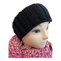 Čelenka ručně pletená třpytky