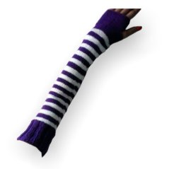 Návleky na ruce ručně pletené dlouhé