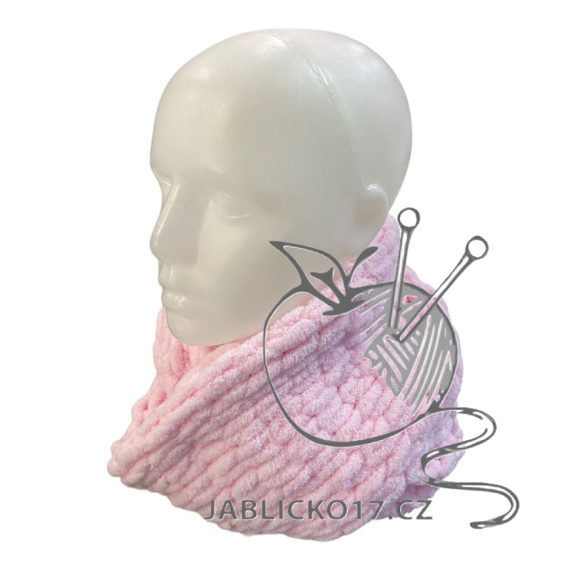 Nákrčník ručně pletený omotání na 2x