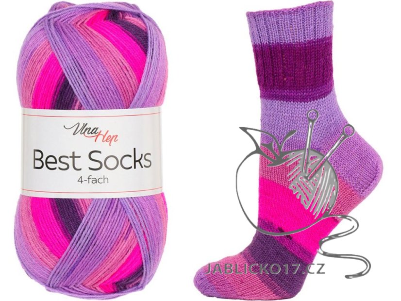 Best socks 4-fach Vlna-Hep