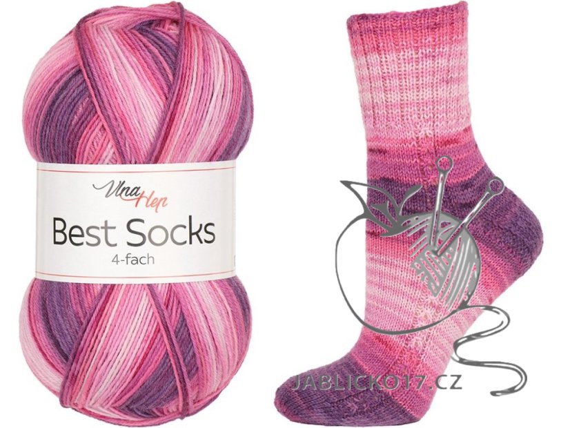 Best socks 4-fach Vlna-Hep Best socks 4-fach Vlna-Hep