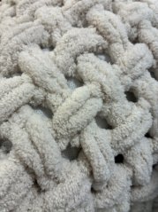 Deka ručně pletená na jednolůžko