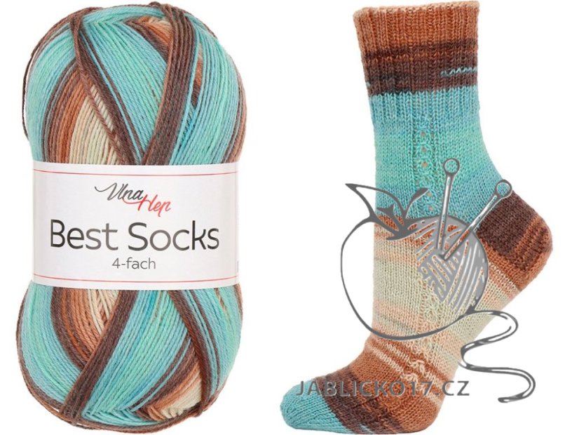 Best socks 4-fach Vlna-Hep