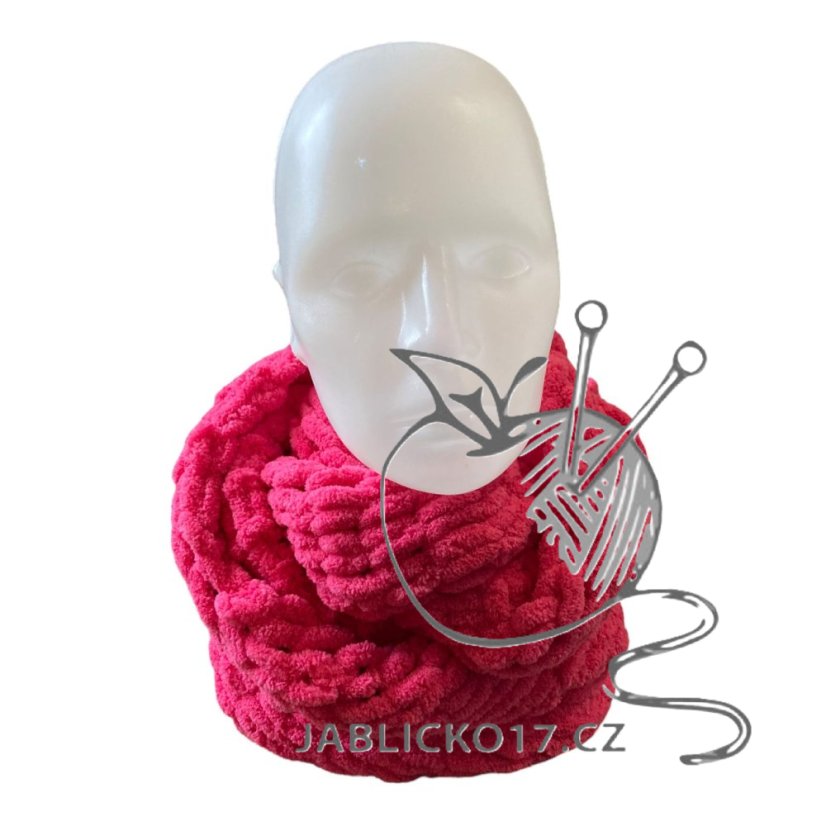 Nákrčník ručně pletený omotání na 2x