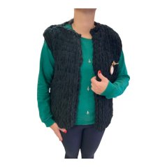 Ručně pletená vesta