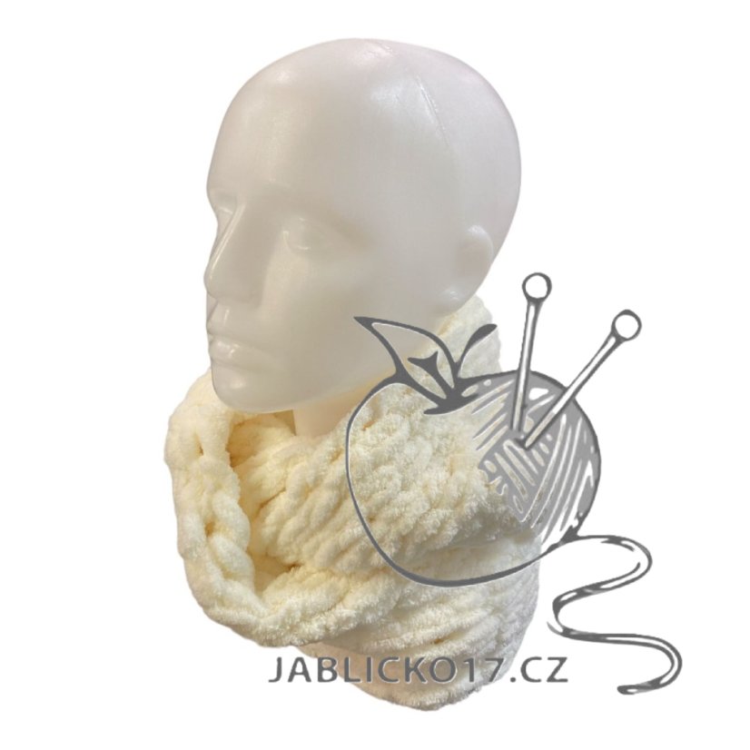 Nákrčník ručně pletený omotání na 2x