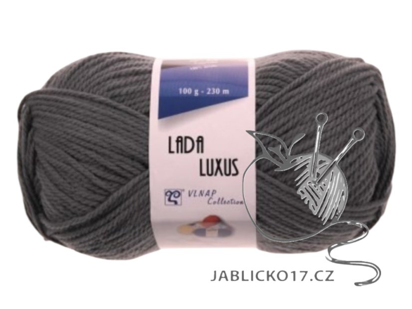 Lada luxus tmavě šedá