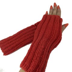 Návleky na ruce ručně pletené