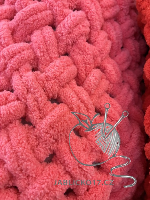 Deka ručně pletená na jednolůžko