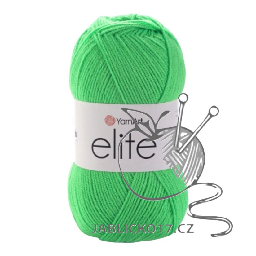 Elite - YarnArt neonově zelená 8233