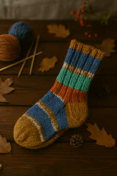 Ručně pletené ponožky na míru – originální dárek s duší